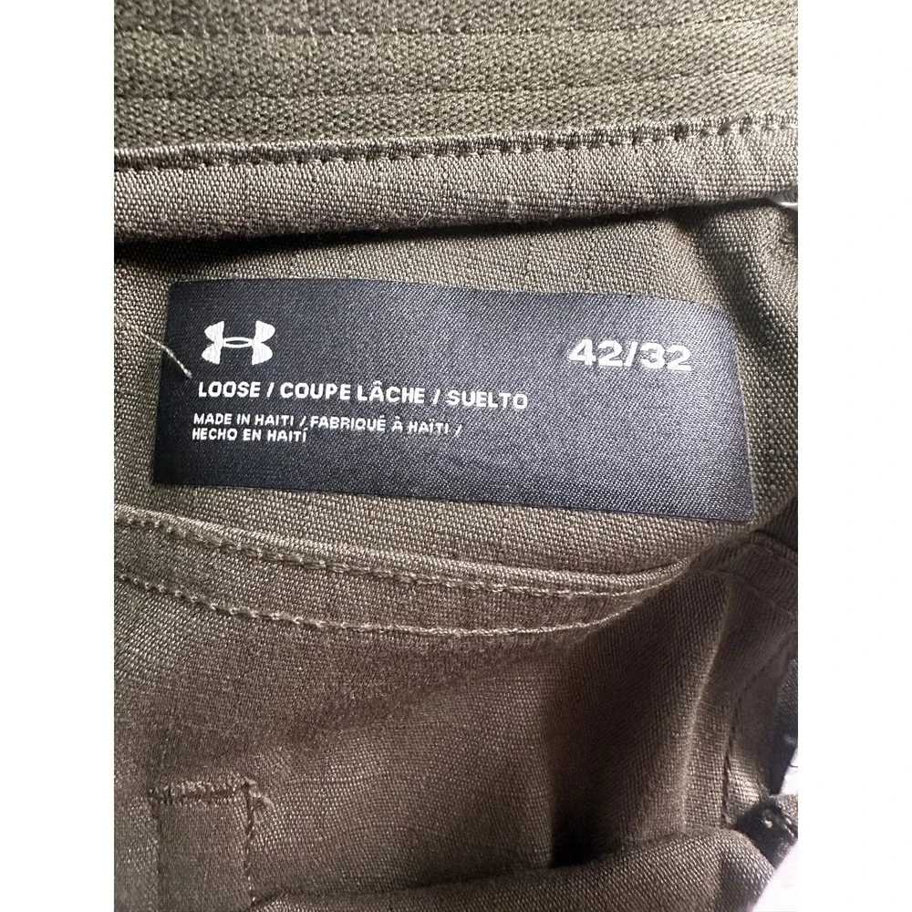Under‎ Armour Storm 1 Covert Tactical Pants Mens 42x32 Green Ripstop Cargo